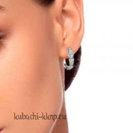 Серьги ювелирные 925 пробы змейка - яс31