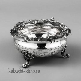 Большая серебряная солонка  - С062