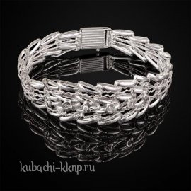 Серебряный браслет  «Елочка» - бр7