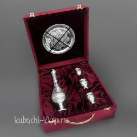 Серебряный водочный сервиз 