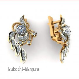 Серьги из золота 