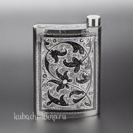 Фляжка серебряная кубачинская - фл0007