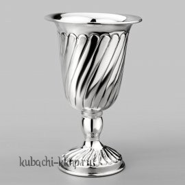 Бокал из серебра для вина «Волна» - бк008