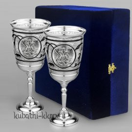 Пара фужеров из серебра 