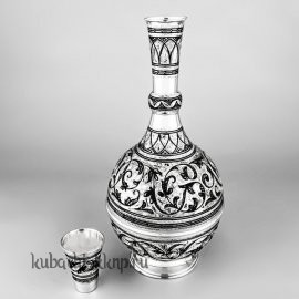 Серебряный графин для питья «Эгоист» - гр059