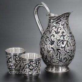 Серебряный набор для воды  - ндв025