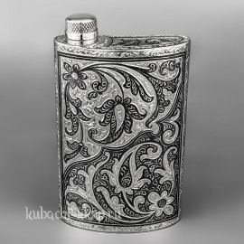 Фляжка серебрянная - фл0005