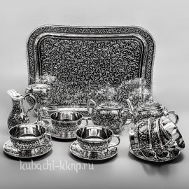 Чайный сервиз из серебра - чср005