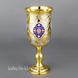 Серебряный бокал «Финифть» - Бк049