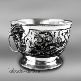 Ведро из серебра для охлаждения шампанского - вд0002