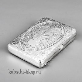 Серебряный портсигар 