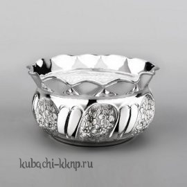 Серебряная конфетница «Ромашка» - кф171