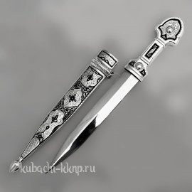Нож-кинжал из серебра - КН32