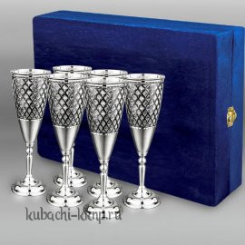 Набор серебряных фужеров 