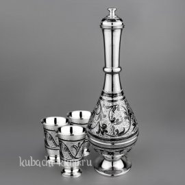 Водочный набор из серебра 