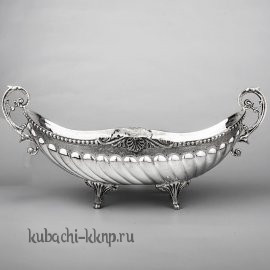 Серебряная конфетница - ладья  - кф179