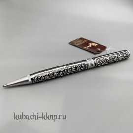 Шариковая серебряная ручка 