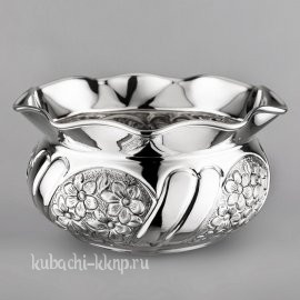 Серебряная конфетница «Ромашка» - кф169