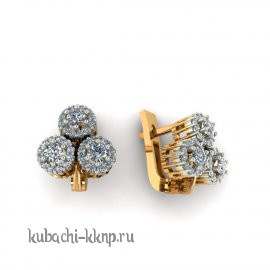 Серьги из золота 