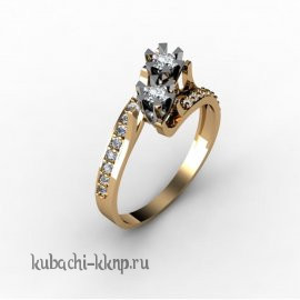 Помолвочное золоте кольцо 