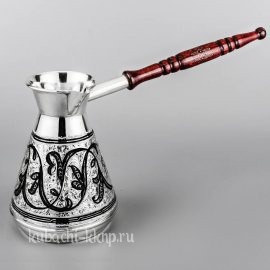 Серебряная турка для кофе 925 пробы - т034