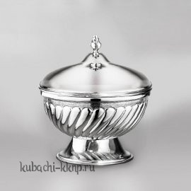 Серебряная сахарница 