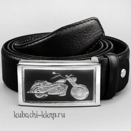 Мужской серебряный ремень 