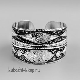 Серебряный браслет Кубачи 