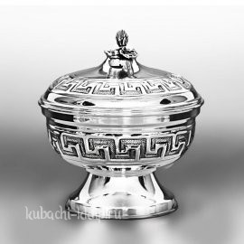 Серебряная сахарница «Ереван» (малая) - сх073