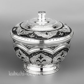 Серебряная сахарница «Сказка» мал. - сх04