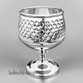 Серебряный бокал для коньяка или виски 