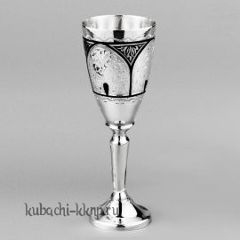 Кубачинская рюмка из серебра - р0007