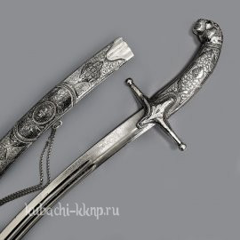 Сабля из серебра от кубачинских мастеров - САБ09