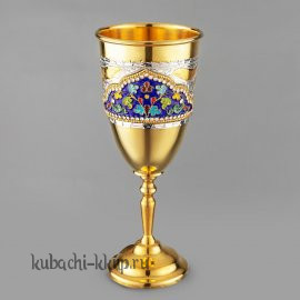 Серебряная рюмка «Финифть» - р082