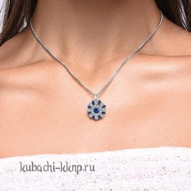 Подвеска кулон на шею серебряный 