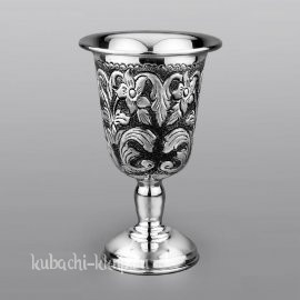 Серебряный бокал «Узор» - бк041