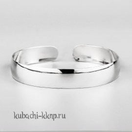 Серебряный браслет тонкий глянцевый - БР249