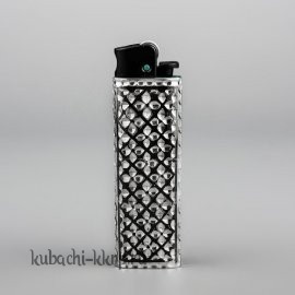 Чехол для зажигалки из серебра - заж023