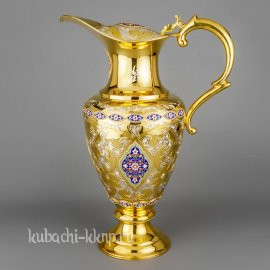 Серебряный кувшин для воды «Финифть» - кв126з