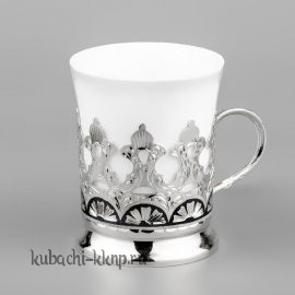 Подстаканник серебряный для кофе 