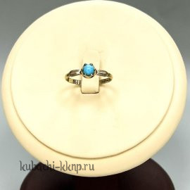 Кольцо женское серебряное тонкое Загадка - Ag-к6