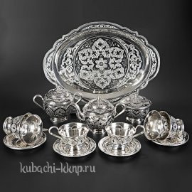 Чайный серебряный сервиз - 420289