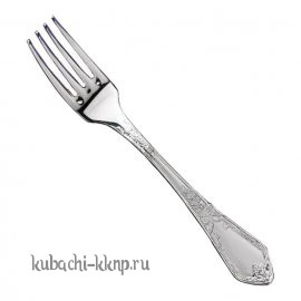 Большая столовая серебряная вилка 