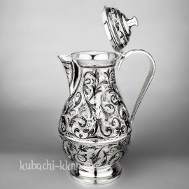 Кувшин серебряный с крышкой 