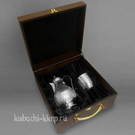 Набор из серебра для воды с одним стаканом