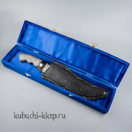 Серебряный нож «Шерхан» (лезвие сталь) - НЖ09