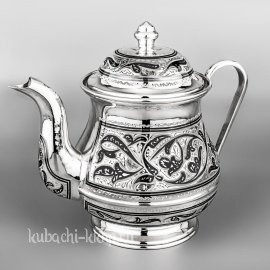Серебряный чайник заварочный - чн0004