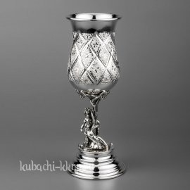 Фужер из серебра «Лазер» - ф056