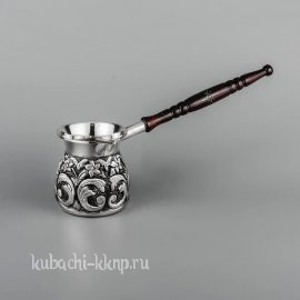 Серебряная кофеварка 