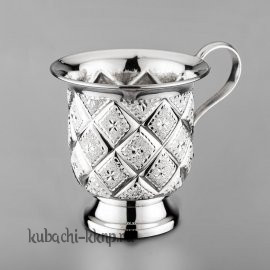 Кружка «Лазер» из серебра - кр098